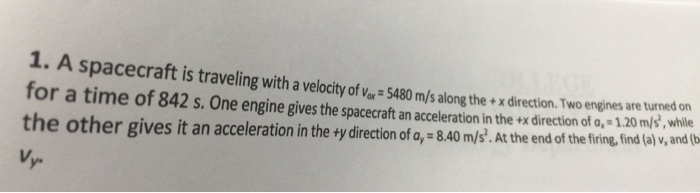 Velocity spacecraft model position solved