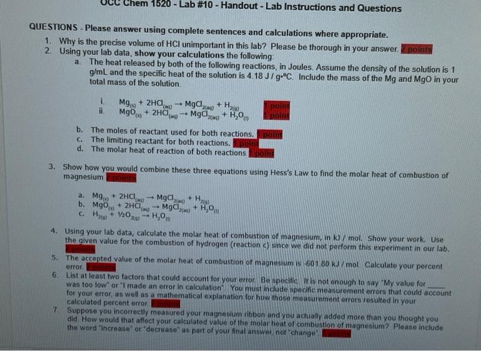 The boy and the bottle chemistry lab answer key